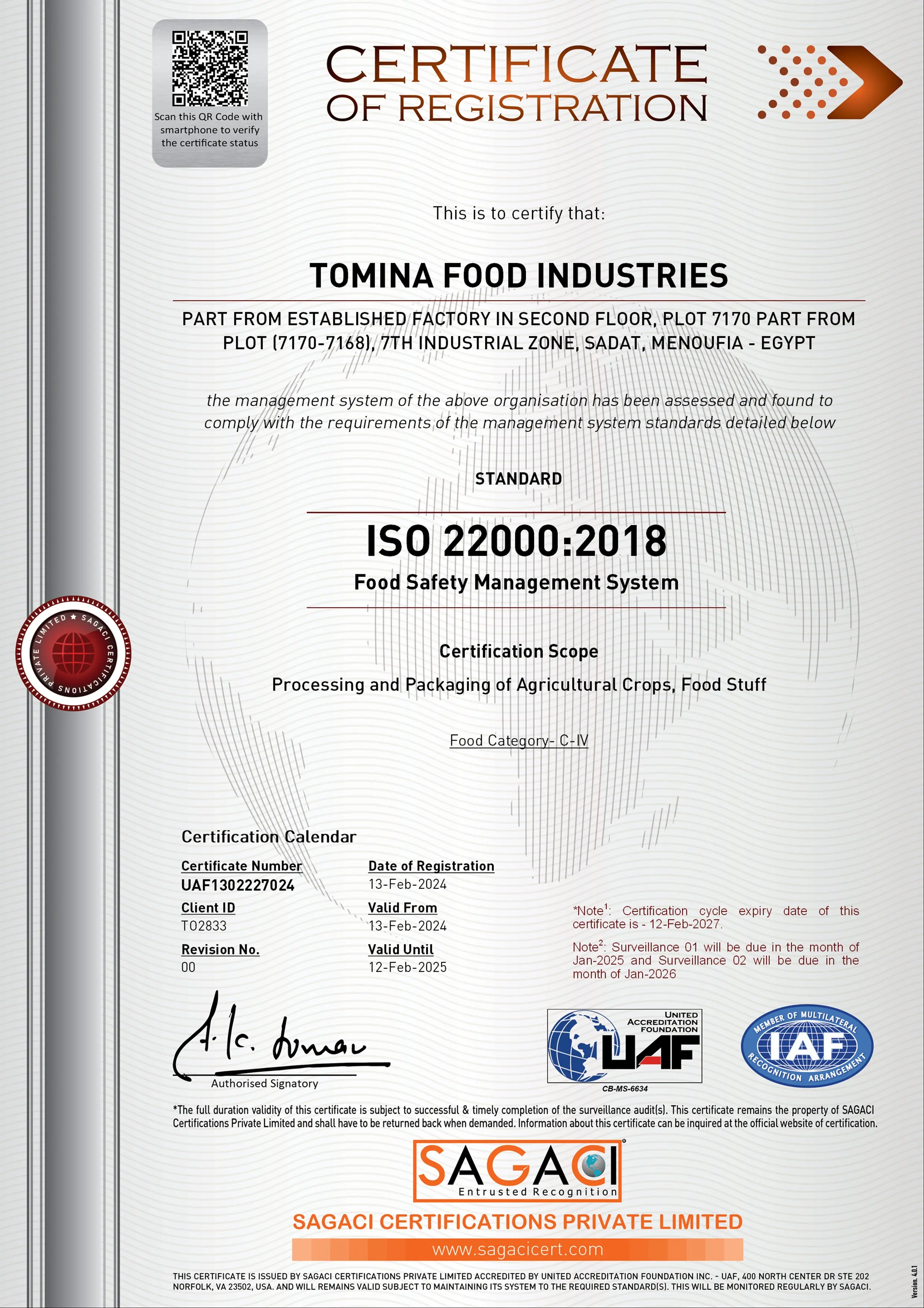 Iso Certificate
